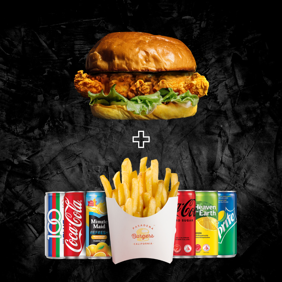 Spicy Crunchy Paprika Chicken Burger Combo