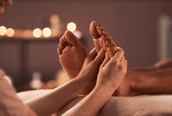 Soothing Foot Reflexology Therapy